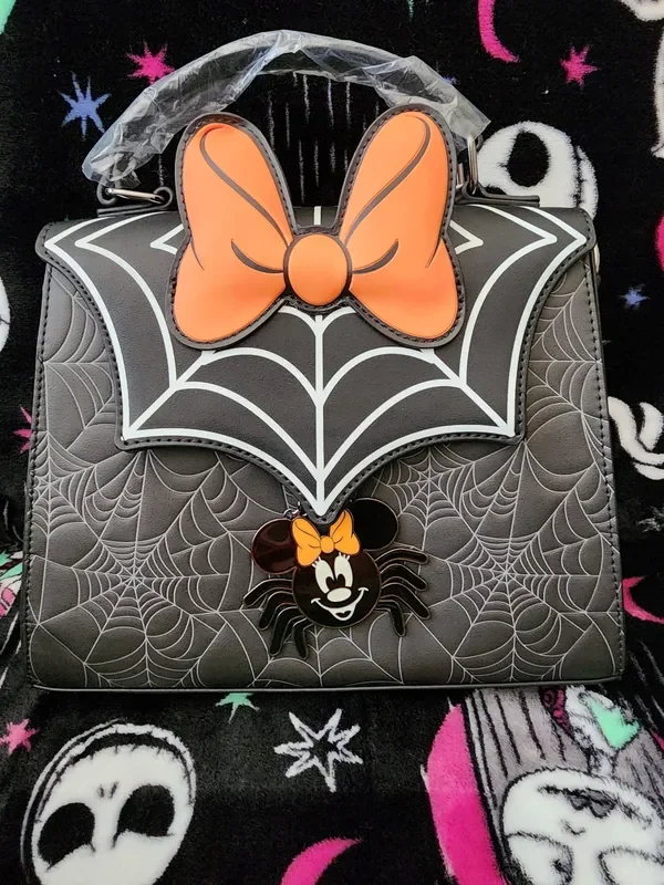 Loungefly Disney Minnie Mouse Spider Halloween Handbag/Crossbody Bag