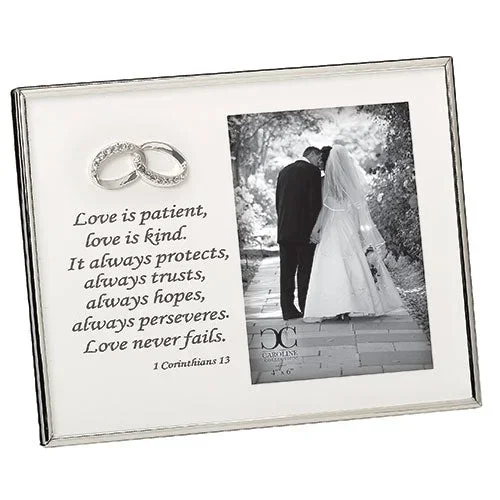 Love is Patient Wedding Frame