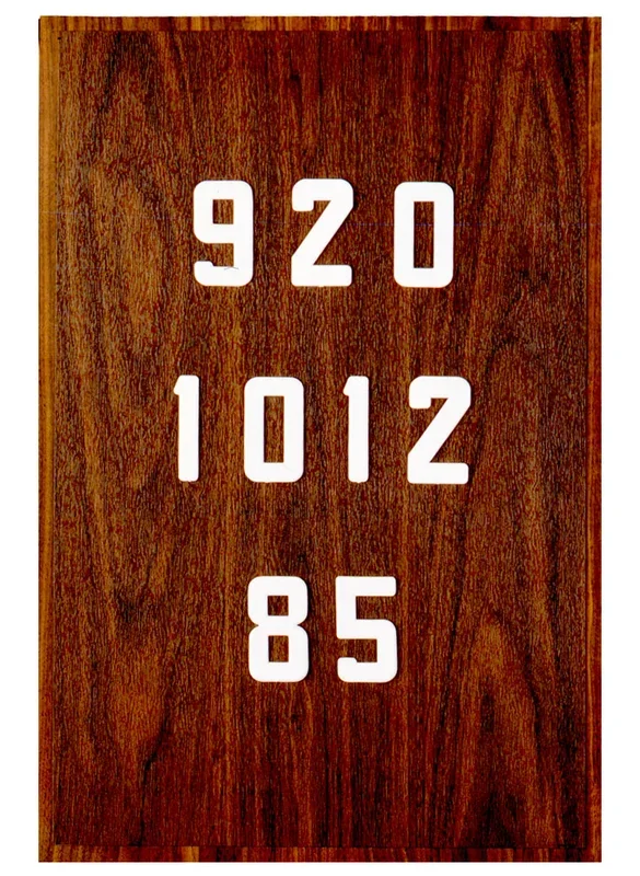 Magnetic Hymn Board, Fixed Wall Mount