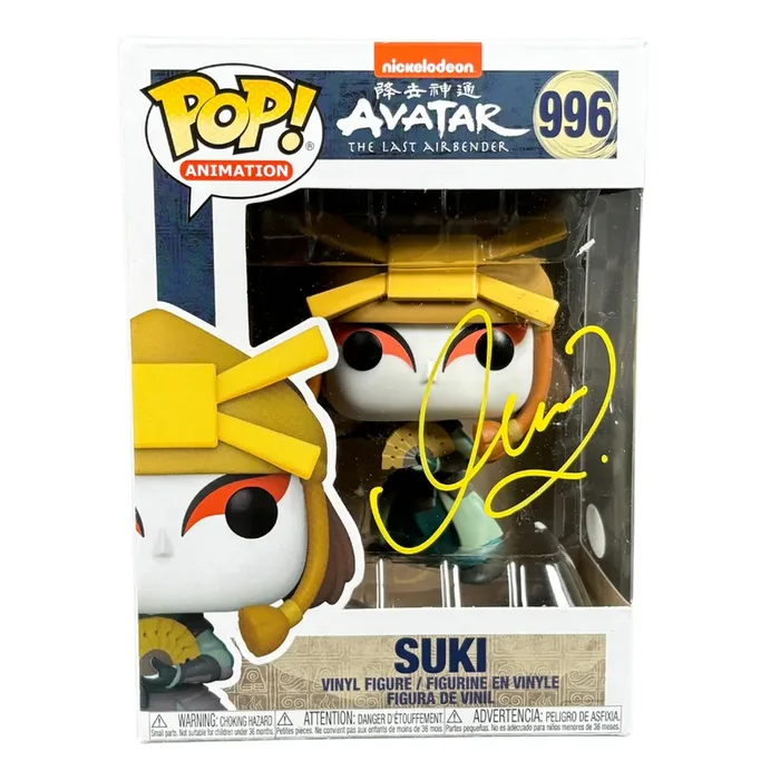 Maria Zhang Signed Funko POP Avatar Suki 996 Autographed JSA COA