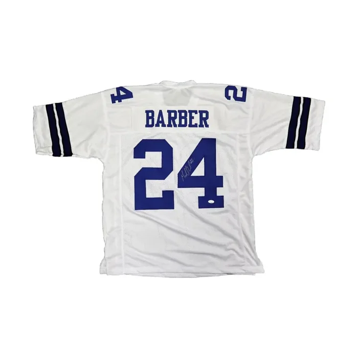 MARION BARBER III AUTOGRAPHED DALLAS COWBOYS CUSTOM JERSEY SIGNED JSA