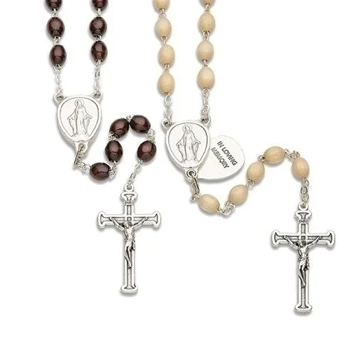 Memorial Rosary with Photo Center
