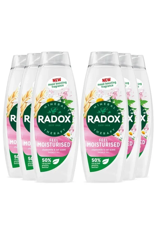 Mineral Therapy ‘Shower Gel’ Feel Moisturised Mood Boosting, 6 x 450ml