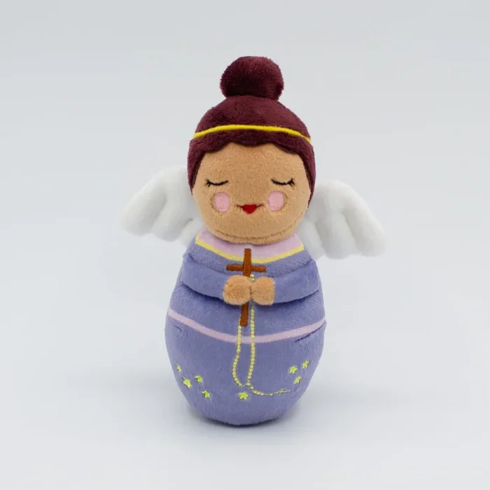 Mini Purple Guardian Angel Plush Doll