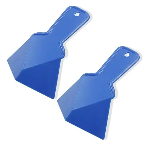 Moicstiy Drywall Trowel Plastic Inside Corner Trowel Tool for Drywall Tools Corner Trowel Building scraping(Blue)