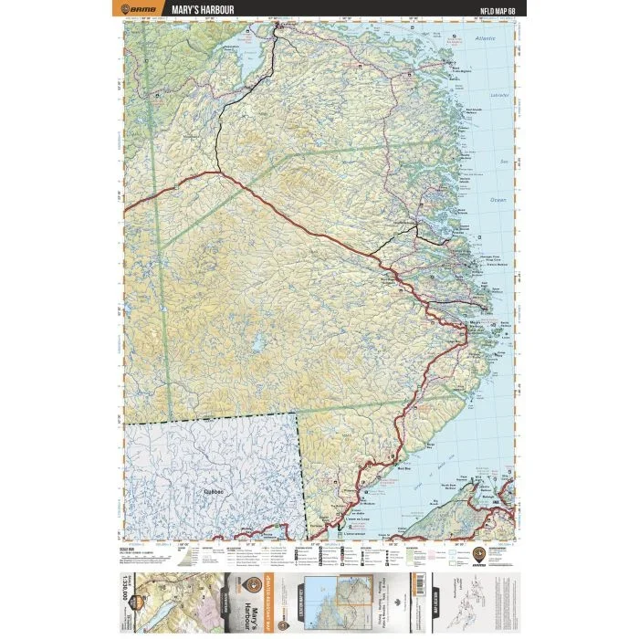 NLNL68 Mary’s Harbour – Newfoundland and Labrador Topo Map
