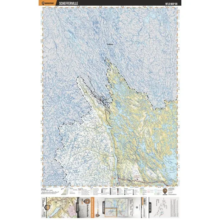 NLNL69 Schefferville – Newfoundland and Labrador Topo Map
