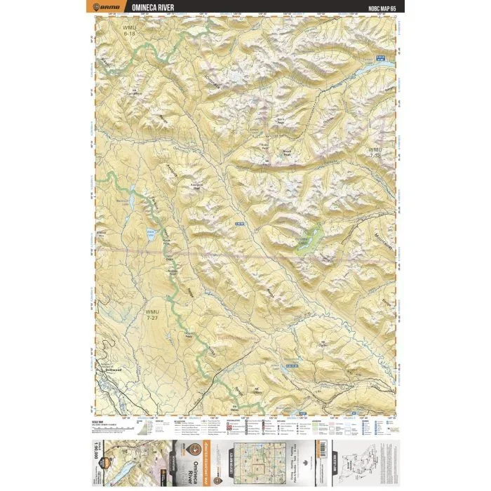 NOBC65 Omineca River – Northern BC Map
