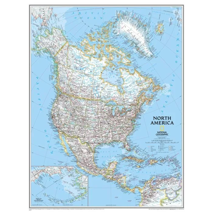 North America Classic [Enlarged] Map