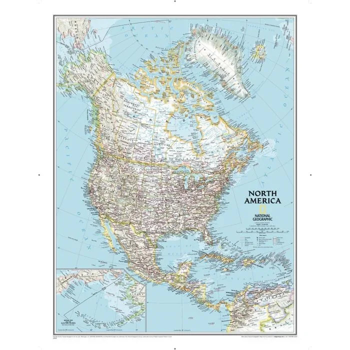North America Classic Map
