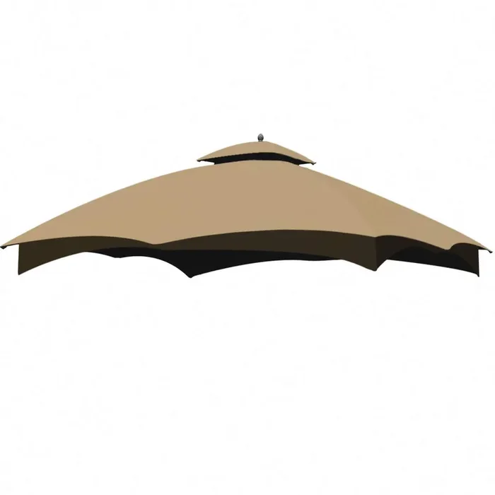 ontheway Replacement Canopy Top for Lowe’s Allen Roth 10X12ft Gazebo #GF-12S004B-1 (Khaki)