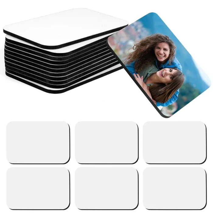 OOTSR 12 Pcs Sublimation Blank Fridge Magnets, DIY Decorative Magnets for Whiteboard Office Calendar Kitchen Home Decor, 2.36×3.54In (2:3)