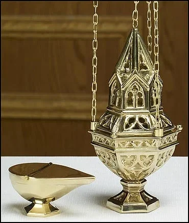 Ornate Censer & Boat