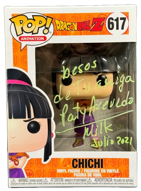 Patricia Acevedo Signed Funko Pop Dragon Ball Z Chi Chi Latin American Dub BAS COA