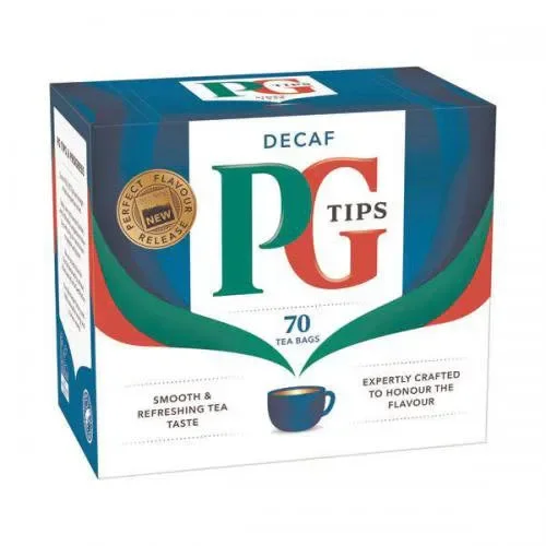 PG Tips Decaffeinated Black Tea – 70 Tea Bags