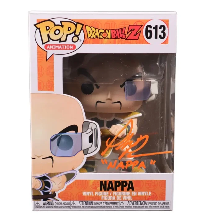 Phil Parsons Signed Funko POP Dragon Ball Z Nappa Autographed JSA COA