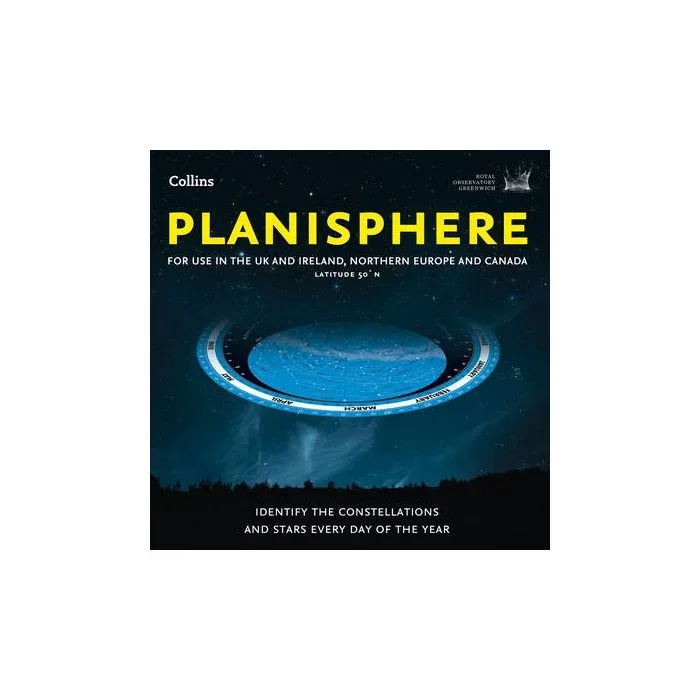 Planisphere: Latitude 50 N – for Use in the UK and Ireland, Northern Europe and Canada