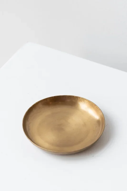 Plate Brass Small