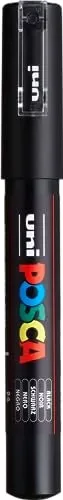 Posca Marker 1M in Black, Posca Pens for Art Supplies, School Supplies, Rock Art, Fabric Paint, Fabric Markers, Paint Pen, Art Markers, Posca Paint
