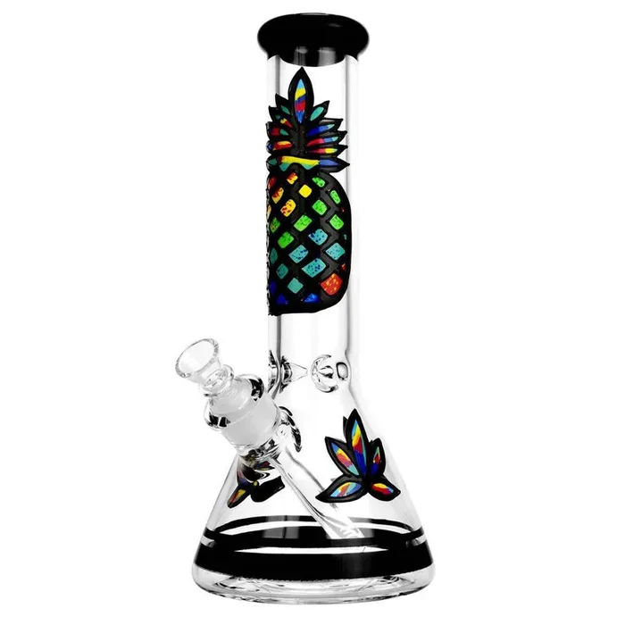Psychedelic Pineapple Beaker Bong