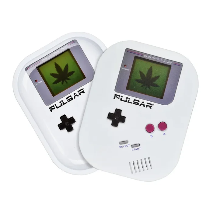 Pulsar Mini Metal Rolling Tray w/ Lid – Weedboy / 7″x5.5″