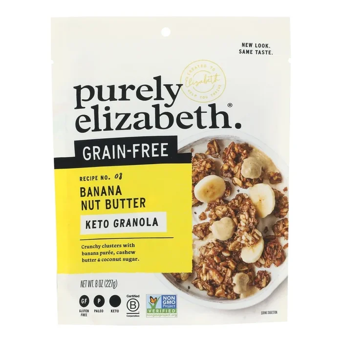 Purely Elizabeth Grain-free Granola – Banana Nut Butter – Case Of 6 – 8 Oz.