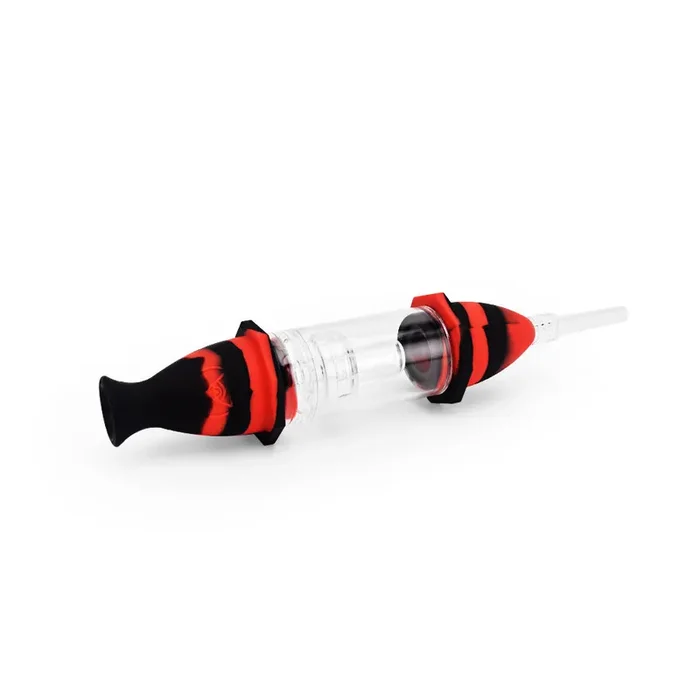 Ritual – 7” Silicone Deluxe Nectar Collector – Black & Red