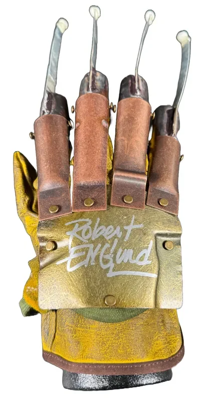 Robert Englund Signed NECA Freddy Krueger Glove A Nightmare on Elm Street Autographed JSA COA
