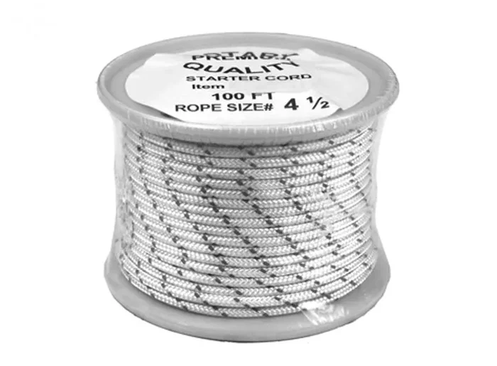 Rotary 11737 Starter Rope #3-1/2 X 100′ Roll Premium Braided