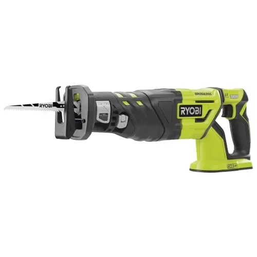 RYOBI – R18RS7-0 Cordless 18 V ONE+ Sabre Saw – Ideal for all materials – Comes with 1 Wooden Blade and 1 Hexagonal Key – Battery and Charger Not