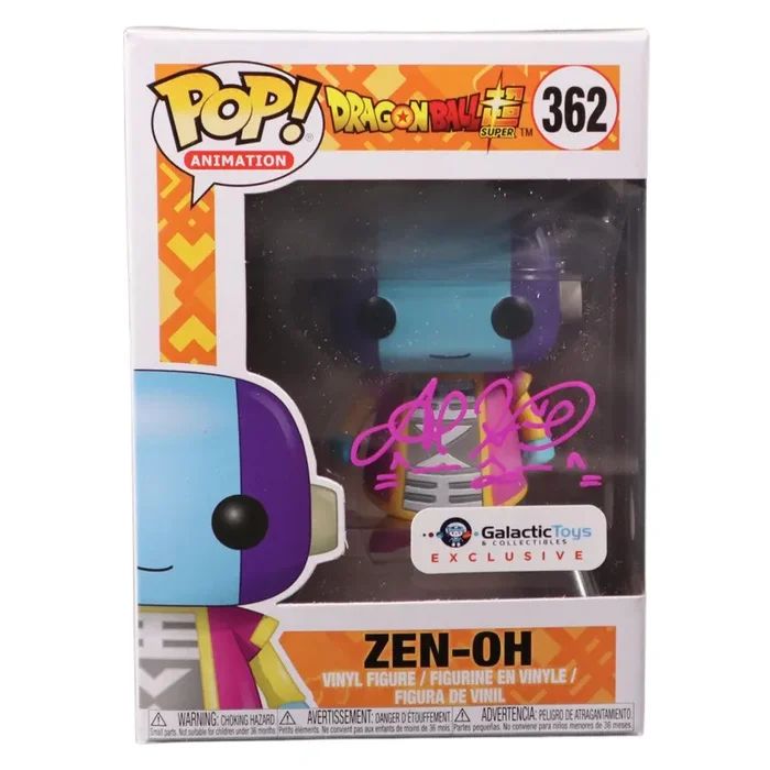 SARAH WIEDENHEFT SIGNED FUNKO POP Dragon Ball Z Zen-OH JSA COA PINK