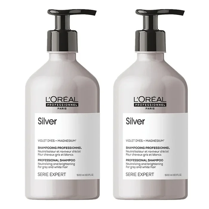 Serie Expert Silver Shampoo 500ml Double