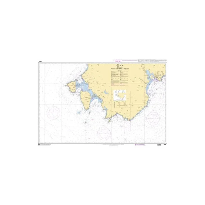SHOM Chart 7332 – De Isola San Pietro à Cagliari