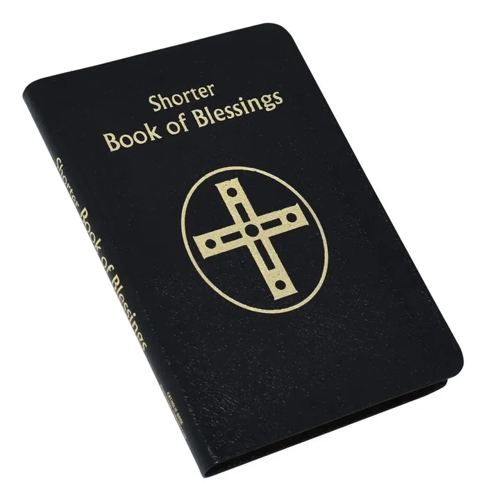 Shorter Book of Blessings – Black Leather Cover