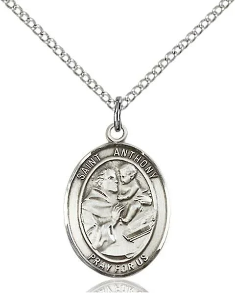 St. Anthony of Padua Sterling Silver Pendant