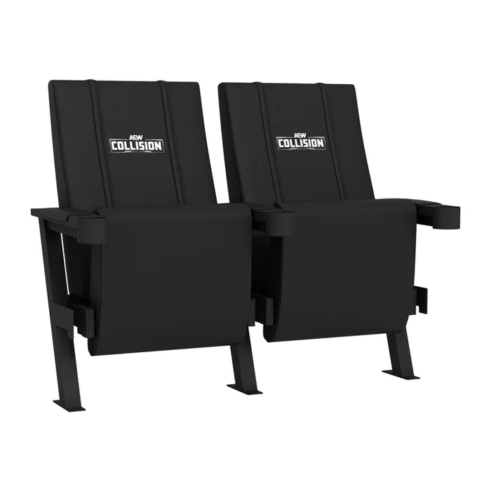 SuiteMax 3.5 VIP Seats with All Elite Wrestling Collision White Logo