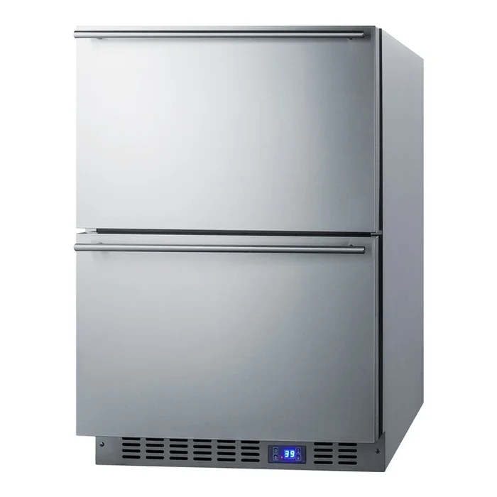 SUMMIT 24″ Wide Built-In 2-Drawer All-Refrigerator