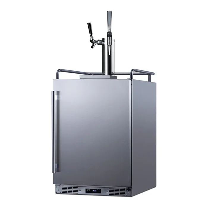 SUMMIT 24″ Wide Built-In Cold Brew/Nitro-Infused Coffee Kegerator