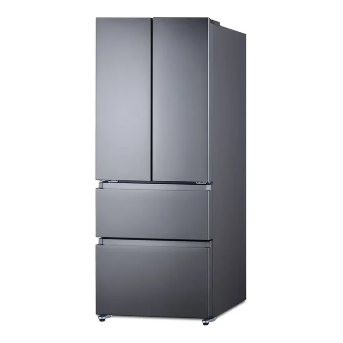 SUMMIT 27.5″ Wide French Door Refrigerator-Freezer