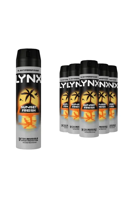 Sunset Fresh ‘Antiperspirant Deodorant’ 72H Sweat Protection 200ml 6pk