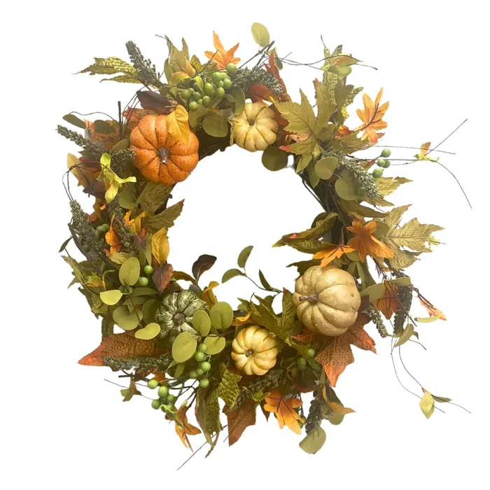 Take Me To The Pumpkin Patch Fall Wreath 22” | KS