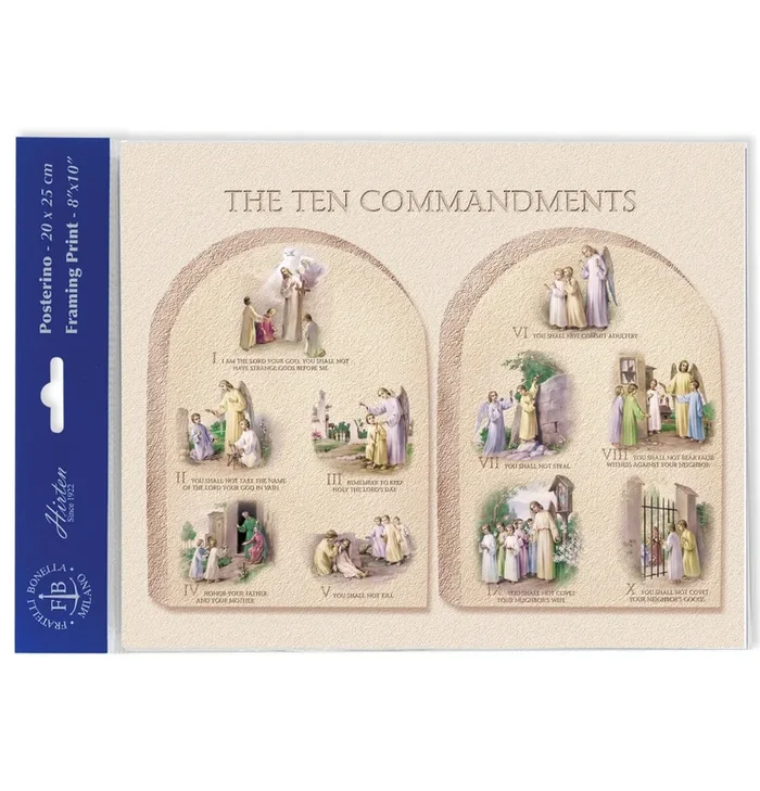 Ten Commandments Print – 8″ X 10″