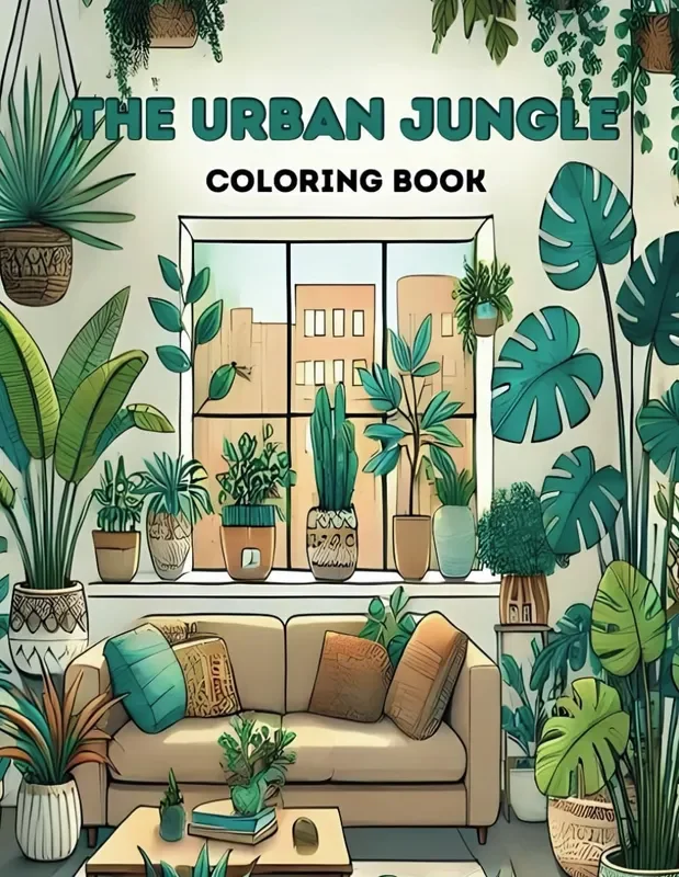 The Urban Jungle: Coloring Book