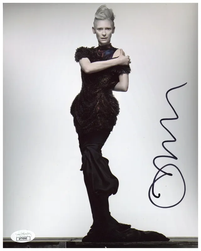 Tilda Swinton Signed 8×10 Photo The Chronicles of Narnia Autographed JSA COA 4