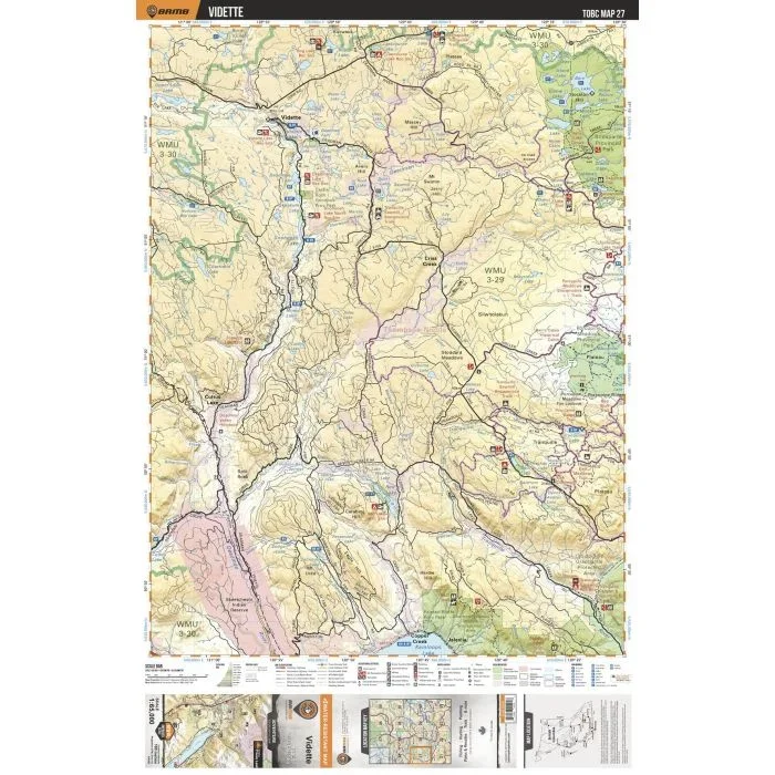 TOBC27 Vidette – Thompson Okanagan BC Topo Map