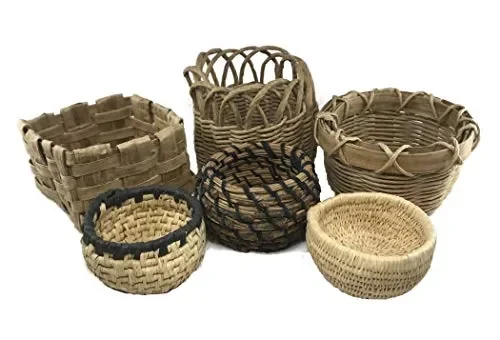 Traditional Craft Kits Beginner Coil Basket Kit – Complete Basket Weaving Kit Set, 6 Basket Making Kit with Basket Weaving Supplies, Complete with