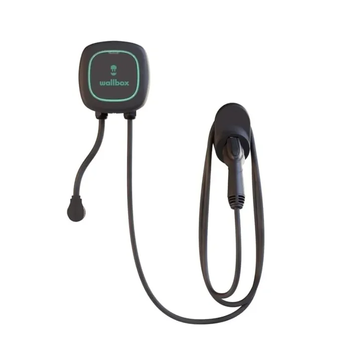 Wallbox Pulsar Plus Level 2 EV Charger – 40 Amp, Smart WiFi & Bluetooth, Alexa/Google Home Compatible, UL Certified, 25ft Cable, Indoor/Outdoor, Ultra-Compact, Made in USA