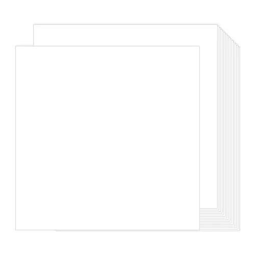 White Cardstock 12×12-100 Sheets Cardstock Paper, Goefun 80lb White Card Stock Paper for Card Making, Cricut, Crafting, Scrapbook, Photo Albums