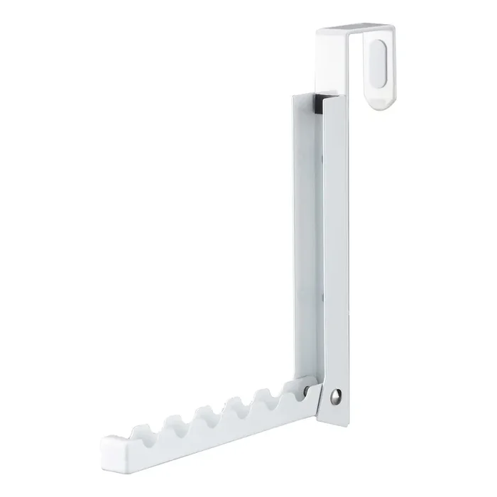 Yamazaki Home 7161 Over The Door Alloy Steel Hooks – Folding Hanging Coat Rack