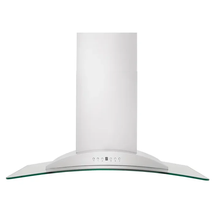 ZLINE 36 in. Convertible Vent Wall Mount Range Hood in Stainless Steel & Glass, KN-36